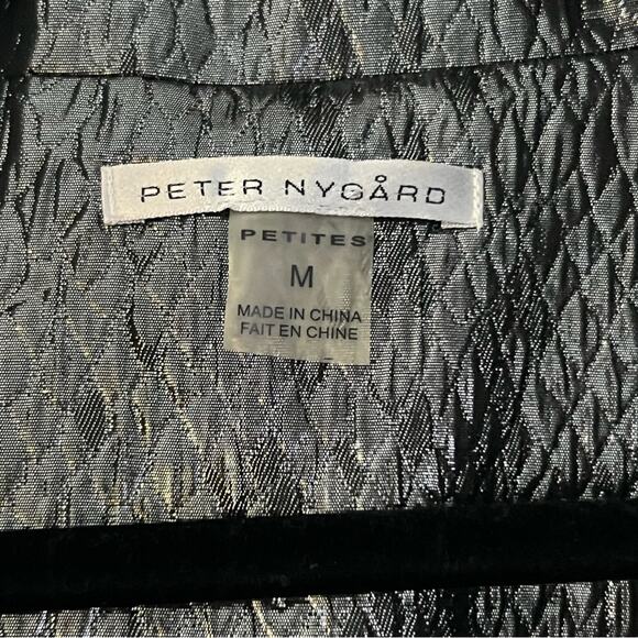 Peter Nygård Metallic Jacket - Petites Medium lightweight - Picture 3 of 7